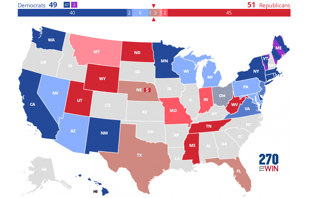 2024 Senate Election Interactive Map - 270toWin